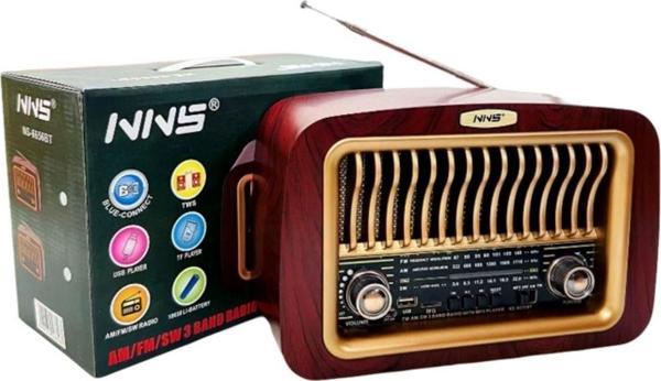 BUFFER® Taşınabilir Klasik AM/FM/SW Transistör Retro Nostaljik Radyo USB Şarjlı - Image 1