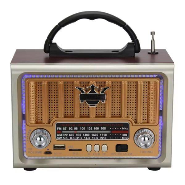  BUFFER® Taşınabilir Klasik AM/FM/SW  Retro Nostaljik Radyo  - Image 1