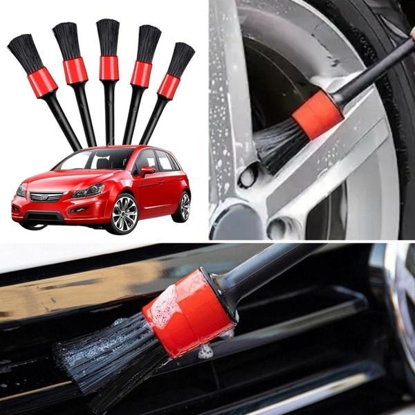 BUFFER® 5’li Çok Amaçlı Araç İçi ve Dış Yüzey Temizlik & Detaylandırma Fırça Seti - Image 1
