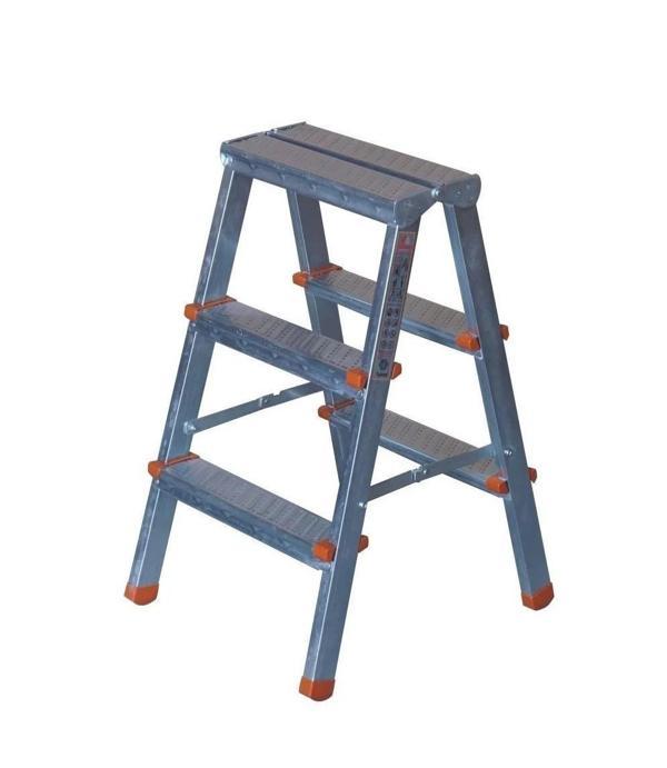 3+3 Basamaklı Çift Çıkışlı Galvanizli Profil Merdiven | Ev, Bahçe, İş Yeri İçin - Image 1