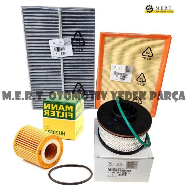 Citroen C5 Aircross 1.5 Bluehdi Filtre Bakım Seti 2019-2022 (483786584) - Image 1
