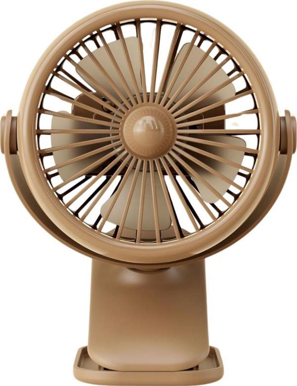 3 Kademe Usb Şarjlı Mandallı 360° Taşınabilir Fan Vantilatör Soğutucu YM88221 - Image 1