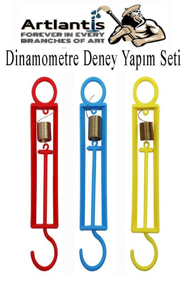 Dinamometre Deney Yapım Seti 3 Adet Deney Proje Tasarım İçin Dinomometre Modeli Deney Malzemesi Okul Sınıf - Image 1