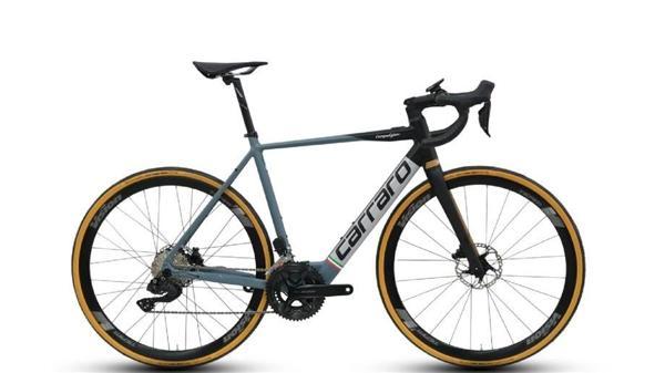 CARRARO COMPETIZIONE ELEKTRİKLİ BİSİKLET 520H HD 28 JANT 24 VİTES MAT SİYAH GRİ BRONZ - Image 1