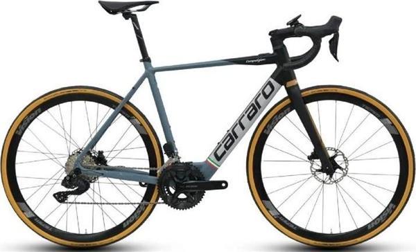 CARRARO COMPETIZIONE ELEKTRİKLİ BİSİKLET 520H HD 28 JANT 24 VİTES MAT SİYAH GRİ BRONZ - Image 1