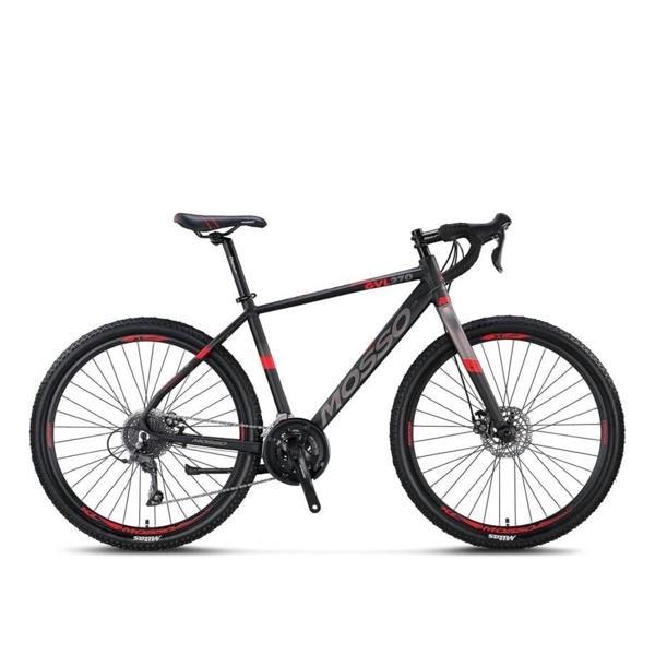 MOSSO GVL270 CLARIS ERKEK YARIŞ BİSİKLETİ 430H MD 27,5 JANT 16 VİTES SİYAH KIRMIZI - Image 1