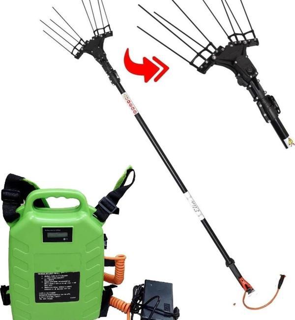 Pars Olive Sırt Akülü Zeytin Silkeleme Hasat Makinası 33 Volt - Image 1