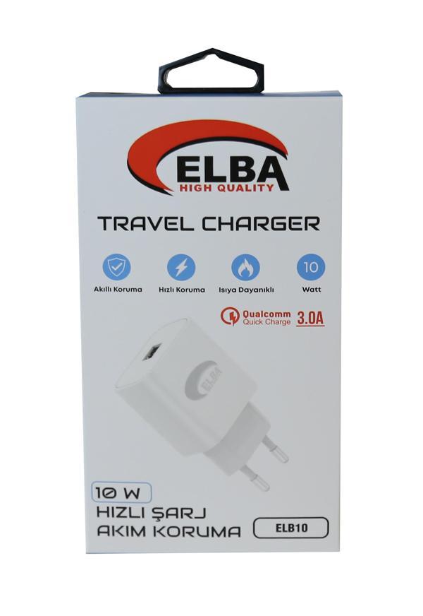 Elba Elb10 10W 3.0A Hızlı Şarj Akıllı Koruma Usb EV Şarj Kafa - Image 1