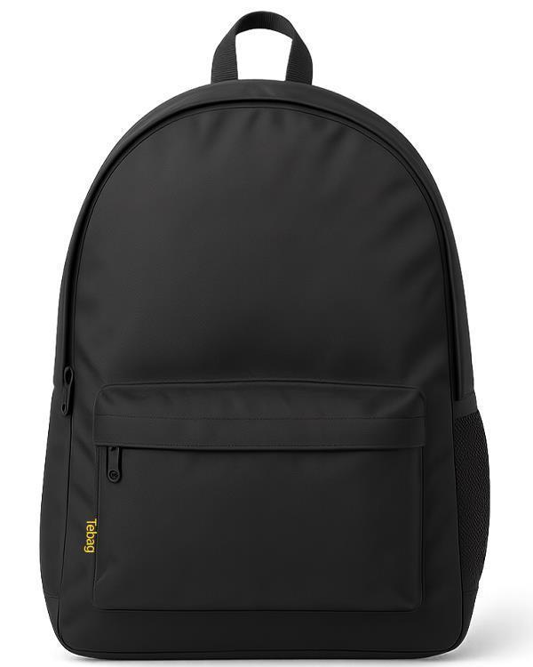 Tebag İki Gözlü Sırt Çantası Siyah - Image 1