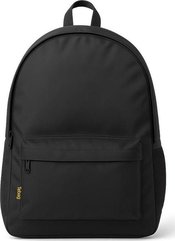 Tebag İki Gözlü Sırt Çantası Siyah - Image 1