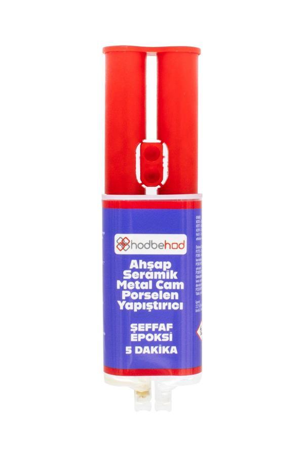 Şeffaf Epoksi Yapıştırıcı 5 Dakika Metal Seramik Cam Porselen Ahşap Tamir & Dolgu 25gr - Image 1