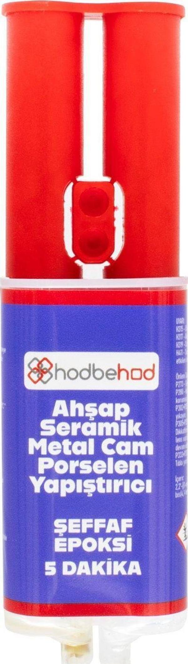Şeffaf Epoksi Yapıştırıcı 5 Dakika Metal Seramik Cam Porselen Ahşap Tamir & Dolgu 25gr - Image 1