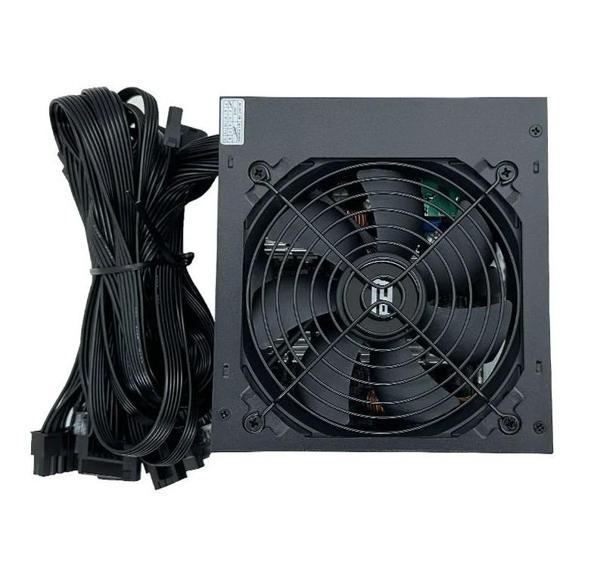 PowerBoost PB600AR 600W APFC 2*PCI-E 6+2 Pin 12cm Siyah Fanlı ATX PSU (Retail Box) - Image 1