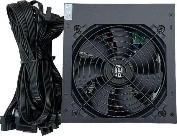 PowerBoost PB600AR 600W APFC 2*PCI-E 6+2 Pin 12cm Siyah Fanlı ATX PSU (Retail Box) - Image 1