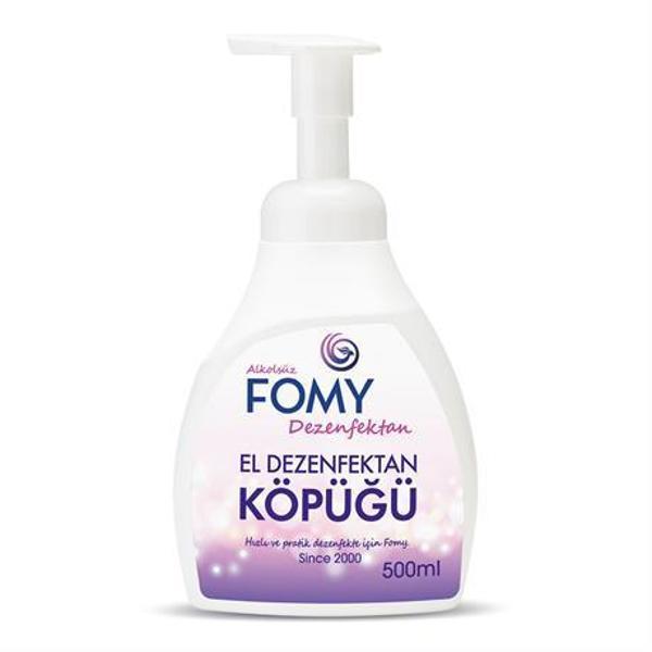 FOMY Köpük Dezenfektan Alkolsüz El ve Cilt Dezenfektan Köpüğü 500 ml - Image 1