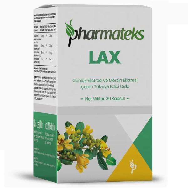 LAX Günlük Ekstresi ve Mersin Ekstresi İçeren 30 Kapsül, Pharmateks - Image 1