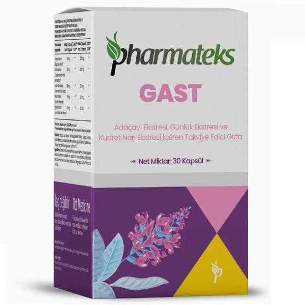 GAST Adaçayı Ekstresi Günlük Ekstresi ve Kudret Narı içeren 30 Kapsül, Pharmateks - Image 1