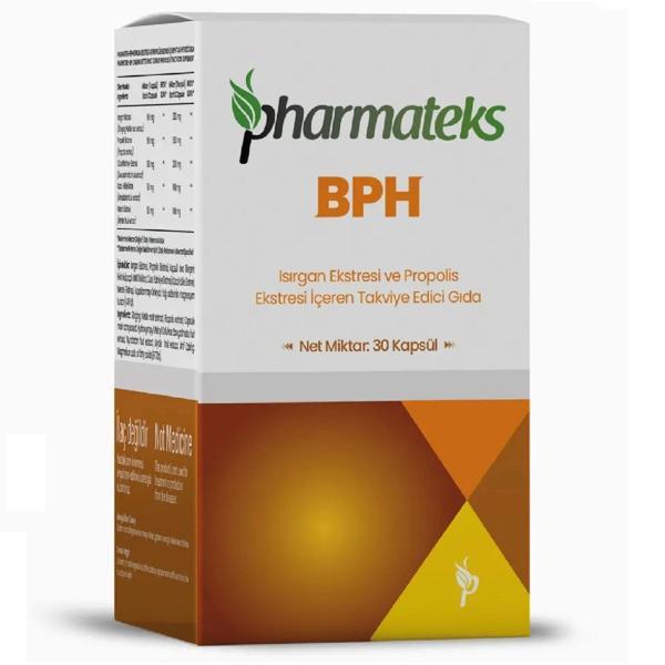 BPH Isırgan ve Propolis Ekstresi içeren 30 Kapsül, Pharmateks - Image 1