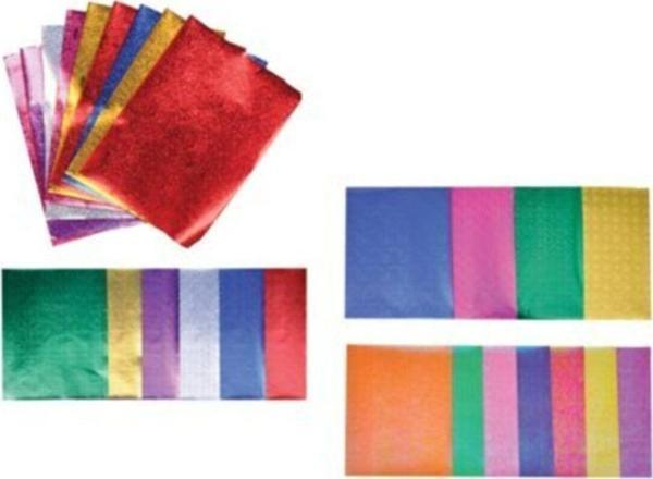 Keskin Color Keskin Rainbow Yıldızlı Elişi Kağıdı, A4, 10 Adet - Image 1