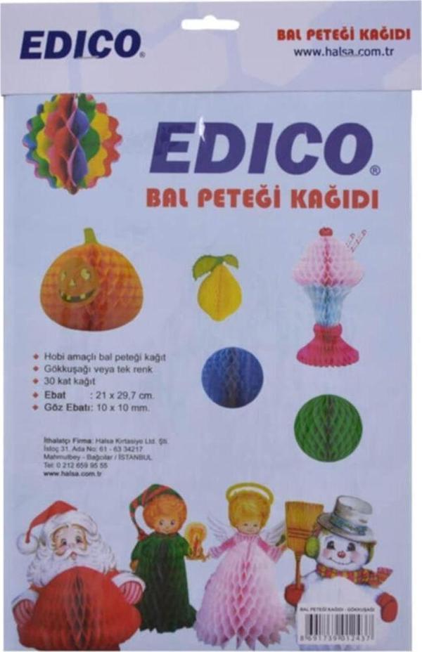Halsa Edico 545080 Bal Petegi Kağıdı Gökkuşağı - Image 1