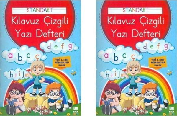 Ema Kitap 24 Yaprak A4 Büyük Boy Stkampuskirtasiyemart Kılavuz Çizgili Güzel Yazı Defteri 2 Adet - Ema Kitap - Image 1