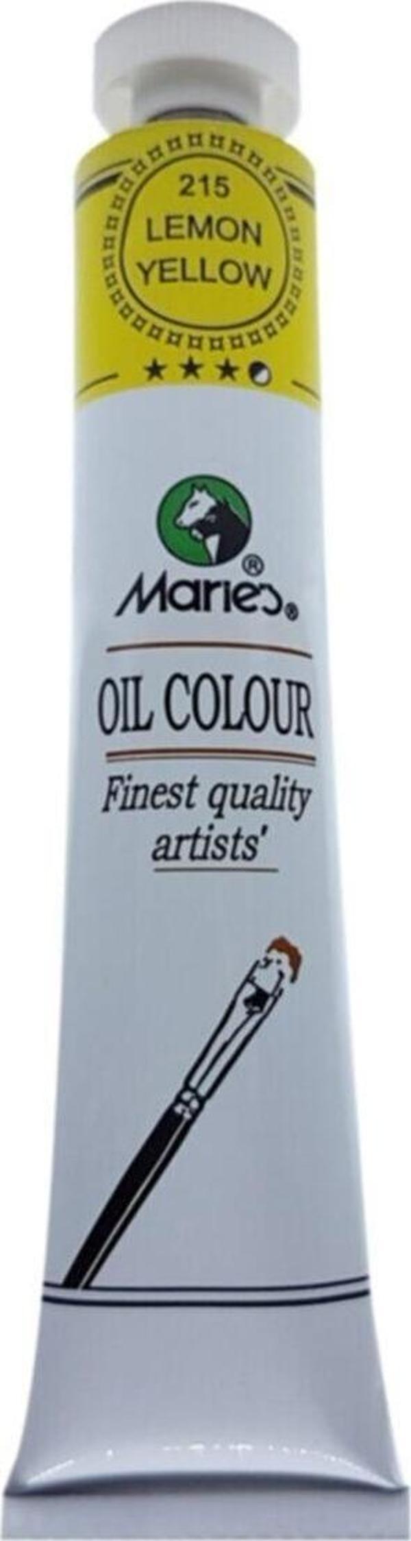 Maries Guaj Boya 12 Ml Lemon Yellow (Limon Sarısı) 215 Tekli (1 Adet) - Image 1