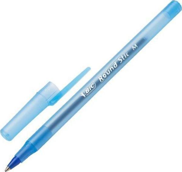 Bic Tükenmez Kalem Round Stick 1.0 Mm 10 Lu Mavi - Image 1