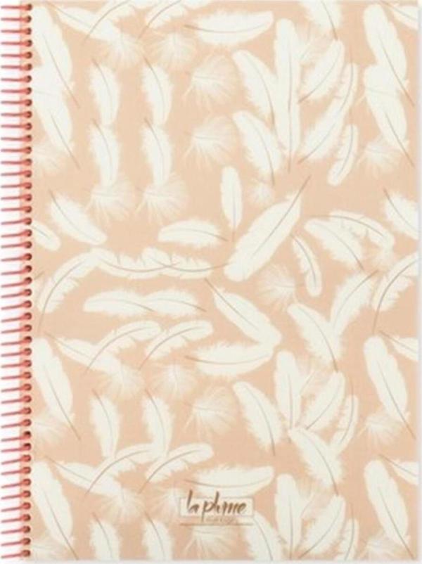 Keskin Color Keskin Spiralli 16,5X22 Cm Karton Kapak 80 Yaprak La Pluma Defter Çizgili - Image 1