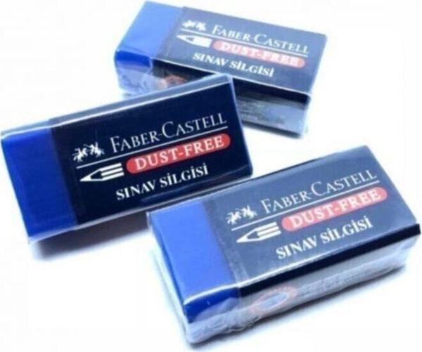 Faber Castell Orta Boy Sınav Silgisi 3 Lü - Image 1