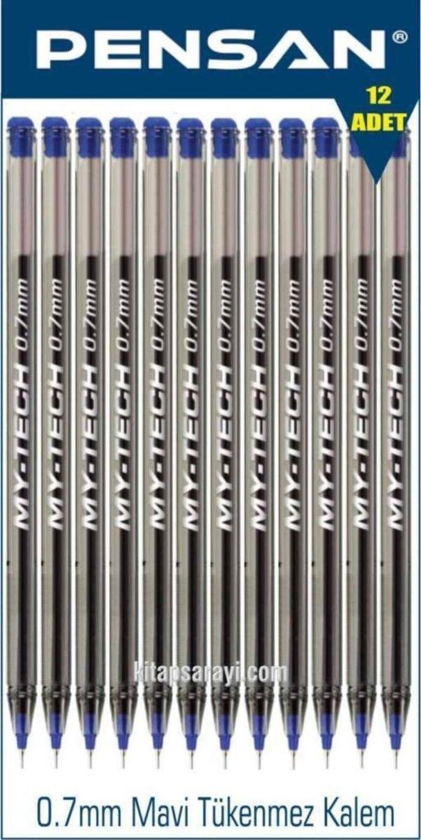 Pensan My-Tech 0.7 Mm Mavi Tükenmez Kalem - Image 1
