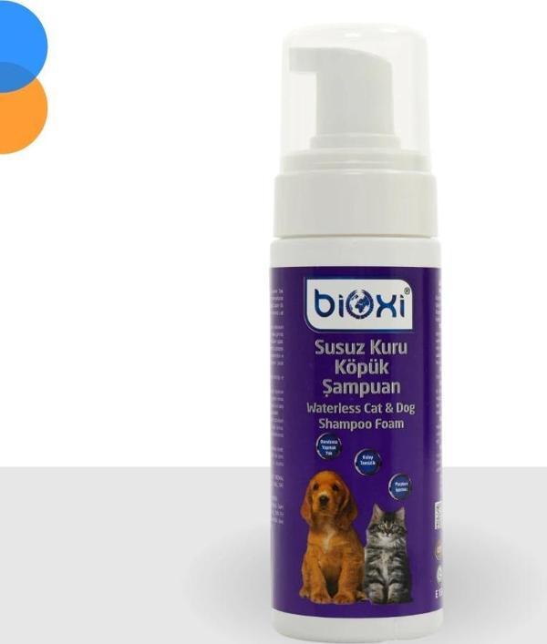Bioxi Kedi & Köpek Susuz Kuru Köpük Şampuan 150 ML – Köpük Pompalı ile Kolay ve Pratik Temizlik - Image 1