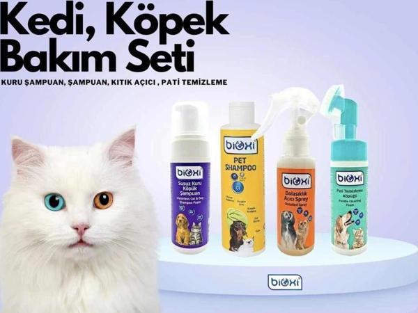 Bioxi Kedi Köpek Bakım Seti 4'lü Paket - Image 1