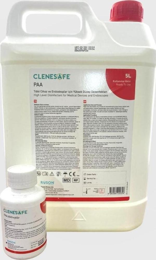 PAA Tıbbi Cihaz ve Endoskop Dezenfektanı 5 LT - Image 1