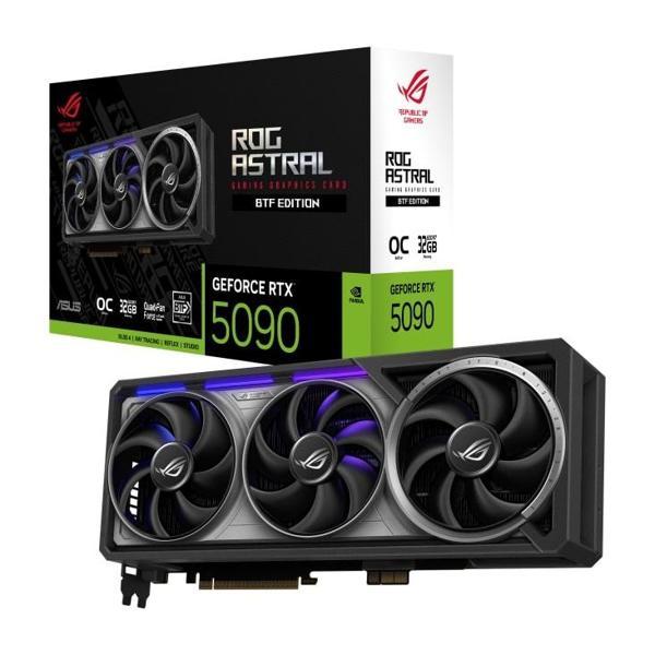 ASUS ROG Astral GeForce RTX 5090 32GB OC Edition ROG-ASTRAL-5090-O32G-BTF GDDR7 512Bit Gaming (Oyuncu) Ekran Kartı - Image 1
