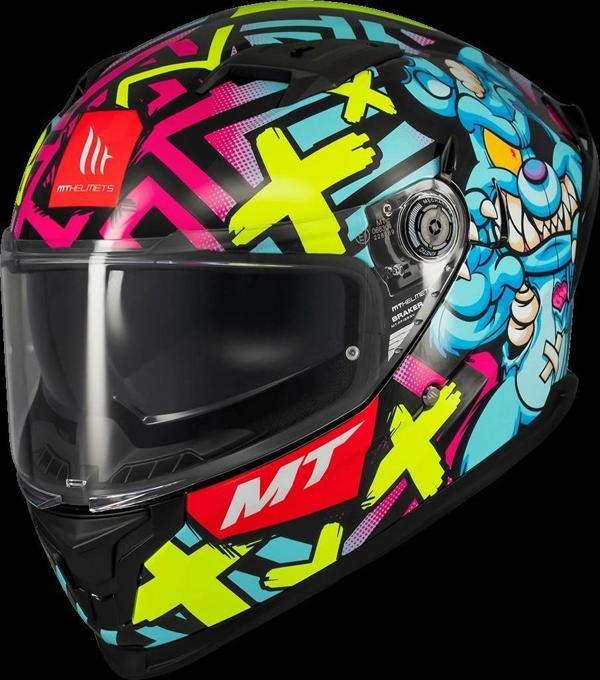 KASK MT BRAKER SV CRAZY TEDDY B7 PARLAK - Image 1