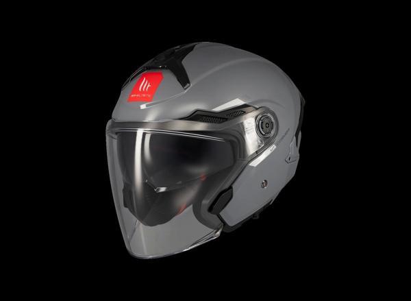 KASK MT COSMO SV A12 PARLAK NARDO GRİ GÖZLÜKLÜ - Image 1