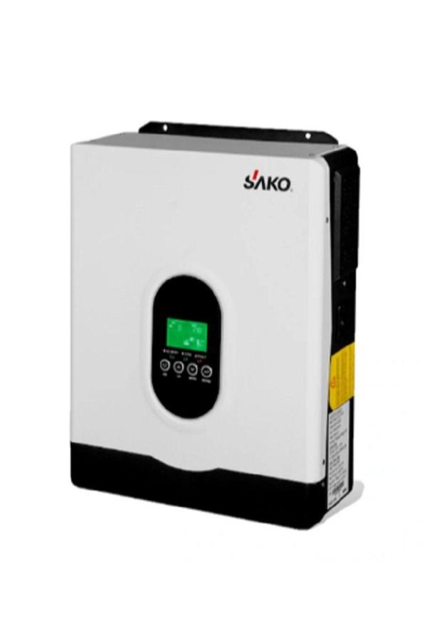 Uretech Sako 3Kva 3000Va 2700 Watt Tam Sinüs Şarjlı Akıllı H.V 80A Mppt İnverter 24V-220V İnvertör 2.7Kw 3Kw - Image 1