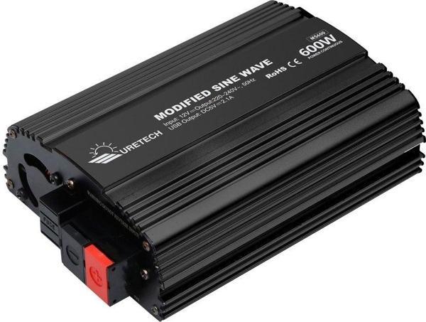 Uretech 600 W Watt 12 V Volt Modifiye Sinüs Inverter 12Vdc-220Vac - Image 1