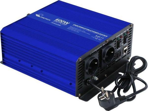 Uretech 600Watt 12V Tam Sinüs Akü Şarjlı Ups İnverter - Image 1