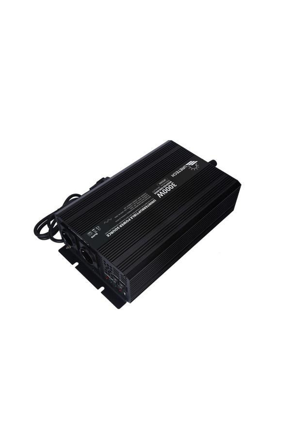 Uretech 3000 W Watt 12 V Volt Modifiye Sinüs Akü Şarjlı Ups İnverter 12Vdc-220Vac İnvertör - Image 1