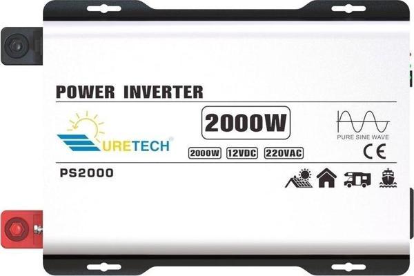 Uretech 2000 Watt 12V Tam Sinüs Inverter 2000 W 12V-220V Invertör - Image 1