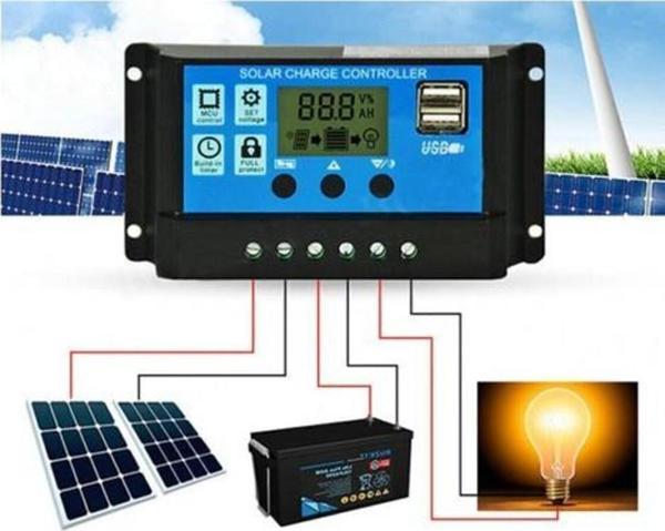 Spv 10 Amper 12/24 Volt Solar Şarj Kontrol Cihazı / Regülatör - Image 1