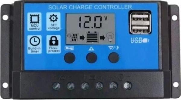 Y-Solar 30A Solar Güneş Paneli Akü Şarj Kontrol Cihazı Regülatörü 30Amper - Image 1