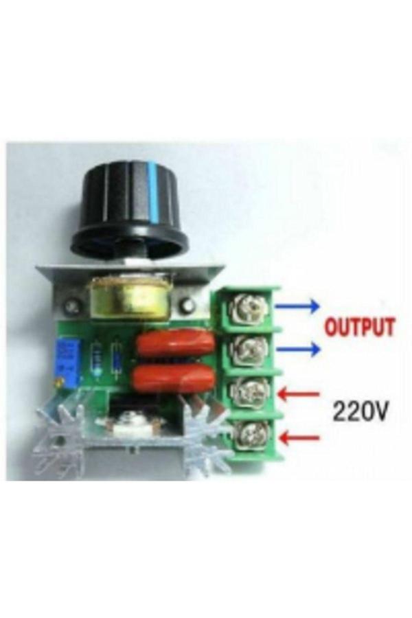 Uretech 2000 Watt Motor Hız Kontrol Devresi Dimmer - Image 1