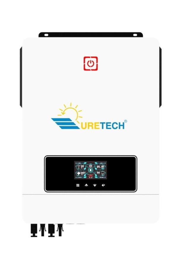 Uretech 10.2Kva 10.2Kw 10200 Watt Tam Sinüs Akıllı Mppt 160A (55-450Vdc) İnverter 48Vdc-220Vac 11Kw - Image 1