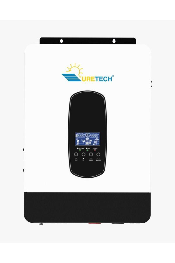 Uretech 3Kva 3Kw 4.2Kva 3800 Watt Tam Sinüs Akıllı Mppt 110A H.V 55-450V İnverter 24Dc-220Vac 4.2Kw İnvertör - Image 1