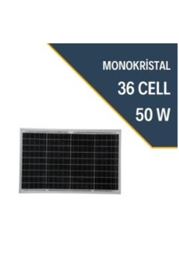 Uretech 50 W Watt Monokristal Güneş Paneli Solar Panel 40 W 45 Watt - Image 1