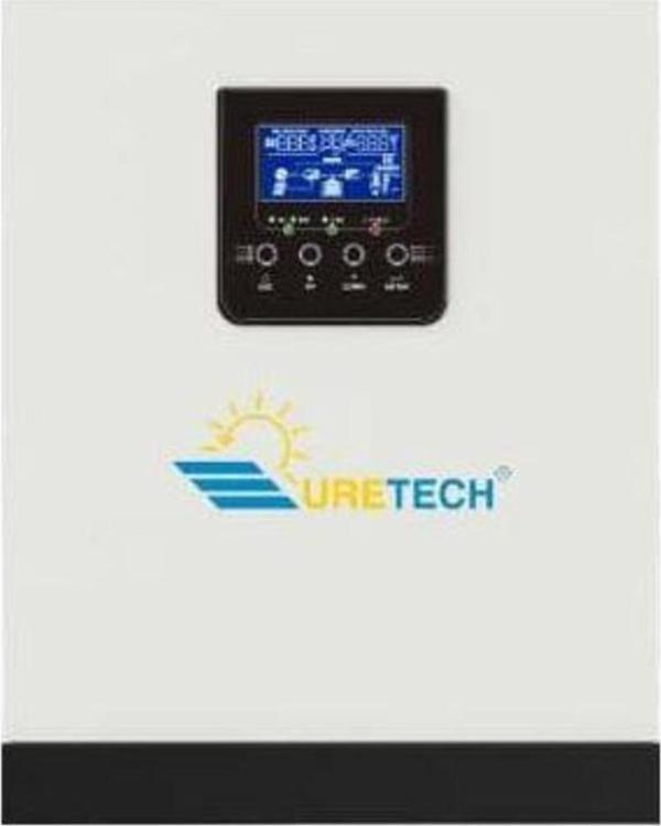 Uretech 3Kva 2400 Watt 24V Tam Sinüs Akıllı Mppt 40A İnverter - Image 1
