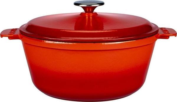 LAVA METAL DÖKÜM Lava Demir Döküm Derin Tencere 26 Cm Kırmızı - Image 1
