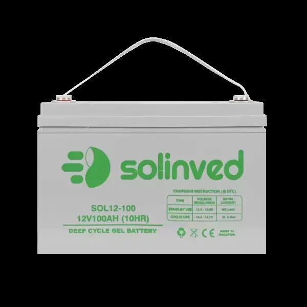 Solinved 12v 100Ah Jel Akü - Image 1